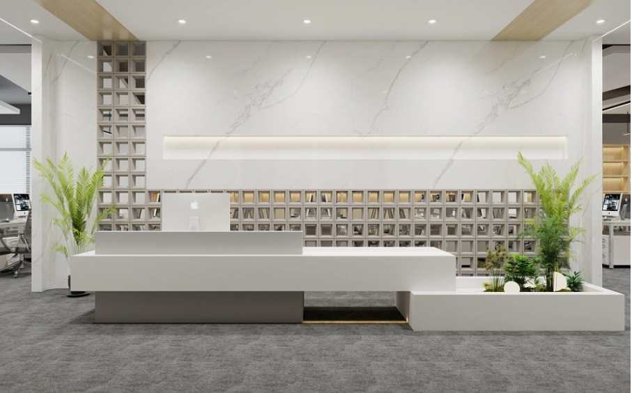 深圳辦公室裝修進(jìn)門怎么搭配